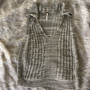 Gorgeous free people sweater tank top